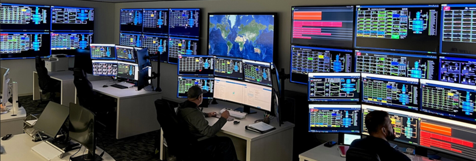 Real-time monitoring control room